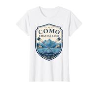 Como Coastal Club Lakecore - Emblème Italien d'été Vintage T-Shirt Graphique avec Valeur