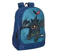COMO ENTRAÎNEZ VOTRE DRAGON - Sac à dos scolaire pour enfants, idéal pour les enfants de différents âges, confortable et polyvalent, qualité et résistance, 32 x 16 x 44 cm