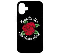 Como La Flor - Bailar Cumbia - Mexican Rose Fiesta Regalo Coque pour iPhone 16 Plus