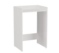 COMO - Meuble de rangement pour machine à laver - Meuble SDB - 64x50x97.5 cm - Buanderie - Blanc Blanc