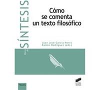 Como Se Comenta Un Texto Filosofico- - [Livre en VO] Aa Vv (Auteur)