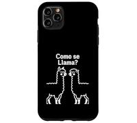 Como Se Lama Rétro Pixel Lama Espagnol Humour Graphique Design Coque pour iPhone 11 Pro Max