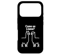 Como Se Lama Rétro Pixel Lama Espagnol Humour Graphique Design Coque pour iPhone 17 Pro