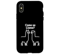 Como Se Lama Rétro Pixel Lama Espagnol Humour Graphique Design Coque pour iPhone X/XS