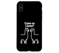 Como Se Lama Rétro Pixel Lama Espagnol Humour Graphique Design Coque pour iPhone XS Max