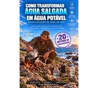 Como transformar água salgada em água potável: Dessalinização da água do mar com métodos práticos de destilação para sobrevivência, emergências e escassez de água