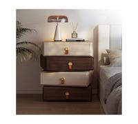 Comodino Da Notte Table de chevet moderne avec tiroir rotatif à 360° Grande capacité de rangement (40 x 40 x 64 cm) Meuble de chambre élégant pour petits espaces
