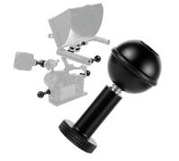 COMODO 1 inch Ball Head Mount avec M5/1/4 Screw Adapter pour Drone Camera Replacement Compatible avec des caméras d'action(Colour: Upgrade Black 1 4)