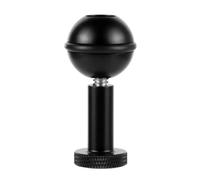 COMODO 1 inch Ball Head Mount avec M5/1/4 Screw Adapter pour Drone Camera Replacement Compatible avec des caméras d'action(Colour: Black M5 Adapter)