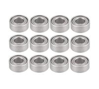 COMODO 12PCS 3x6x2mm Boîtes en Acier pour véhicules RC Compatible avec C14 C24 C34 C44 MN MN-90 MN99S 1/10 Modèles d'échelle