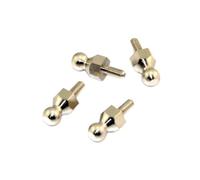 COMODO 4pcs RC Shock Ball Mount pour 1/10 4WD - Part de Liens de Suspension métallique Compatible avec 94188