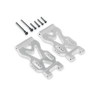 COMODO Armes de Suspension en arrière en Aluminium pour 1/16 RC Crawler - 2PCS Replacement Sway Arms Compatible avec 16101 16102 16103 et Q130 Series(Silver)