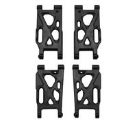 COMODO Armes de Suspension Frontale et arrière 4pcs pour 144001 124007 124016 RC Car - Parts de Remplacement en Plastique Compatible avec modèles d'échelle 1/12