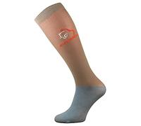 COMODO - Chaussettes Equitation pour Femme | Microfibre et Fines pour L'Eté | Chaussettes Hautes Longues (Beige, 36-39)