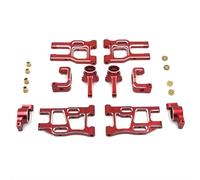 COMODO Les pièces de Remplacement de métal de Mise à Niveau sont compatibles avec LC Racing 1/10 PTG-2 PTg-2R RC Cars(Red)