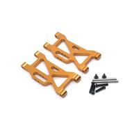 COMODO Métal Front Swing Arm Upgrade pour 1/10 RC Car Compatible avec 104001 Modèles 10 4002 - Arme de Suspension de Remplacement(Yellow)