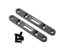 COMODO Metal Lower Suspension Arm Front & Rear Set pour 1/8 Mojave 4S 4X4 RC Car Replacement Parts(Color: Black)