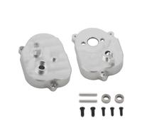 COMODO Metal Transmission Gearbox Logement pour 1/12 Scale RC Car - Compatible avec MN168 MN82 MN78 MN99S 2nd Gen Modèles (1 Piece)(Silver)