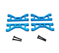 COMODO Metal Upper Swing Arm pour 1/16 RC Crawler - Front & Rear Suspension Replacement Part, Aluminum, Silver/Red/Blue(Blue)