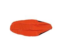 COMODO Motorcycle Seat Cover Non-Slip Waterproof Gripper Soft Stretchy Cushion Set Compatible avec Off-Road Motorcycles ATVs UTV(Orange)