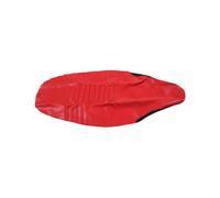 COMODO Motorcycle Seat Cover Non-Slip Waterproof Gripper Soft Stretchy Cushion Set Compatible avec Off-Road Motorcycles ATVs UTV(Red)