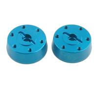 COMODO RC Crawler Aluminum Wheel Hex Hub Adapter Lange 1/10 Scale Compatible avec SCX10 Rock Racer(Blue)