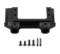 COMODO RC Crawler Front Rail Bumper Mounts 1/10 Scale Metal Servo Stand Compatible avec SCX10 I 90047 et SCx10 II 90046(Black)