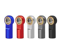 COMODO RC Crawler Ligne de Direction Rod Ends M4 Chefs de Ballon en Acier 1/10 Scale Compatible avec CC01(Titanium 20PCS)