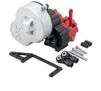 COMODO RC Crawler Metal Gearbox Complete Transmission Box avec Dig Gear 1 Speed pour 1/10 Scale Compatible avec SCX10 AX10 Wraith