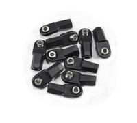 COMODO RC Crawler Rod Ends avec 7mm Pivot Ball Direct et Angled pour 1/8 1/10 Scale Suspension Lignes de Direction Compatible avec TF2 CC01(Angled 10PCS)