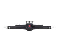 COMODO RC Crawler Straight Axle Set 1/10 Scale CNC Aluminium Front Rear Compatible avec Vanquish H10(Rear Black)