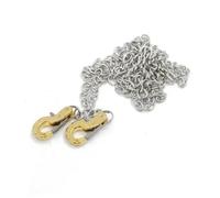 COMODO RC Crawler Trailer Hook et Chain Parts 1/10 Scale Compatible avec D110 TF2 Simulation Crawler RC Car(Yellow)