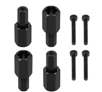 COMODO RC Crawler Wheel Hex Hub Adapter 1/16 Scale 5mm à 5 mm avec 1/2 inch Wider Offset Compatible avec C34 C24