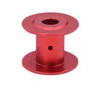 COMODO RC Crawler Winch Spool 25T Aluminium 1/10 Scale Compatible avec VS4-10 Chassis(20x16mm Red)