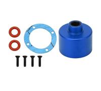 COMODO RC Differential Gear Housing Aluminium Anodisé pour 1/10 Scale Crawler Replacement Part Compatible avec Rey Lock Rey Hammer Rey(Navy Blue)