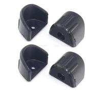 COMODO RC Shock Absorber Protection Cover pour 1/8 1/10 Scale Off-Road Vehicles, 4pcs Hydraulique Frame Cap Compatible avec Vertical Shock Absorber(Black)
