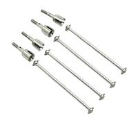 COMODO Remplacement Dogbone Drive Shaft & Wheel Axle Set 89.5mm pour 1/10 Scale RC Cars Compatible avec 94111 94108 94170(Silver)
