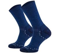 COMODO TECHNICAL SOCKS Chaussettes de randonnée fines STAL LIGHT HIKER avec ALPAKAWOLLE. Chaussettes respirantes pour les longues randonnées. Pour homme et femme., denim, 39-42