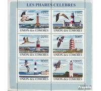 Comores 1953-1958 Feuille Miniature (complète. Edition.) Neuf avec Gomme Originale ** MNH 2008 phares & Oiseaux (Timbres pour Les collectionneurs) Les phares