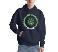 Comores Emblème National Pull À Capuche pour Hommes Sweatshirt Hommes Capuche Décontracté Pull Haut Amusant Imprimé Hoodie Cordon Pull À Capuche avec Poches du S Au 3XL