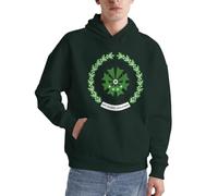 Comores Emblème National Pull À Capuche pour Hommes Sweatshirt Hommes Capuche Décontracté Pull Haut Amusant Imprimé Hoodie Cordon Pull À Capuche avec Poches du S Au 3XL