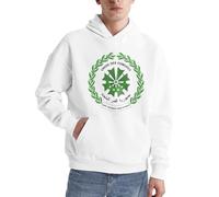 Comores Emblème National Pull À Capuche pour Hommes Sweatshirt Hommes Capuche Décontracté Pull Haut Amusant Imprimé Hoodie Cordon Pull À Capuche avec Poches du S Au 3XL
