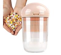 Comp All of Plot Divider Pill Slicer | Pillet Cut avec boîte de rangement, organisateur de médicaments portable, accessoire de santé pour maison, voyage, camping