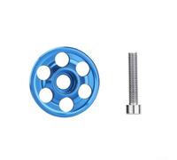 Comp1nt Capuchon supérieur de casque en alliage d'aluminium 28,6 mm pour tige sans filetage, léger et fiable, vélo de route Comp1nt (bleu)