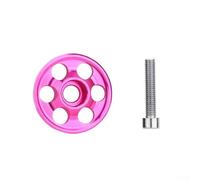 Comp1nt Capuchon supérieur de casque en alliage d'aluminium 28,6 mm pour tige sans filetage, léger et fiable, vélo de route Comp1nt (rose)