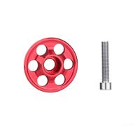 Comp1nt Capuchon supérieur de casque en alliage d'aluminium 28,6 mm pour tige sans filetage, léger et fiable, vélo de route Comp1nt (rouge)