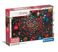 Clementoni - Puzzle 1000 pièces - Ambiance de Noël - Collection Impossible - Jeu de société Adulte- Fabriqué en Italie