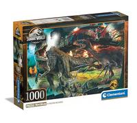Puzzle 1000 pièces - Clementoni - Jurassic World - Poster inclus - 12 ans - Dimensions 70 x 50 cm