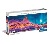 Clementoni – Puzzle Compact 1000 pièces Panorama Lofoten Islands