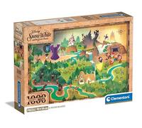 Clementoni Puzzle Compact Story Maps Blanche-Neige 1000 pièces